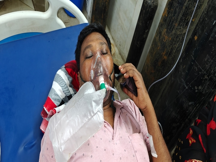 जांजगीर-चांपा में फायरिंग में घायल युवक।