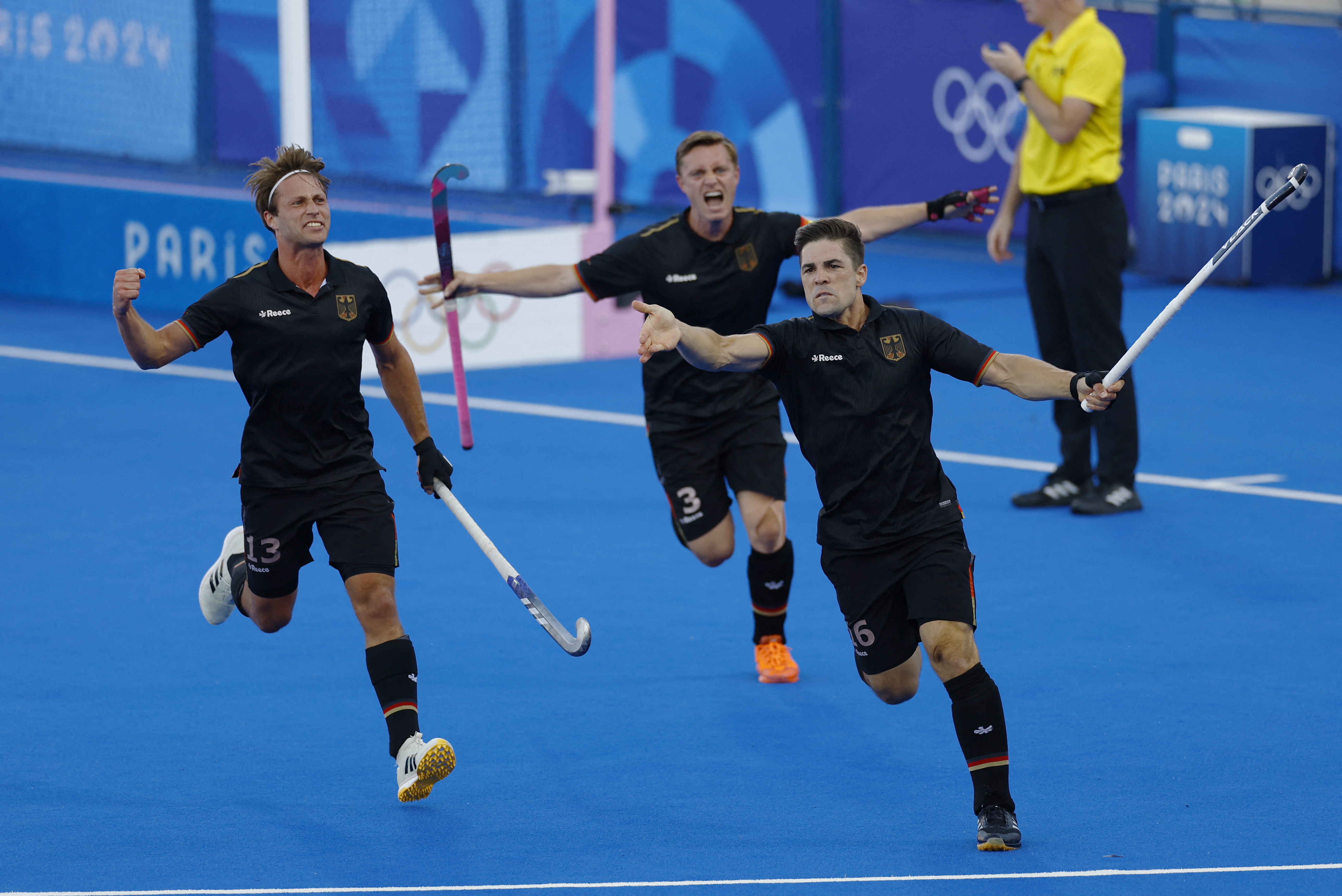 जर्मनी ने 18वें मिनट में गोल कर स्कोर 1-1 से बराबर कर दिया।