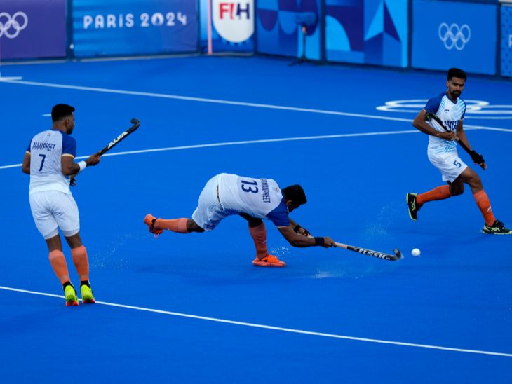 भारत ने 36वें मिनट में दूसरा गोल किया।