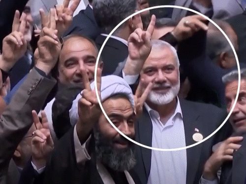 According to Iran, Haniyeh was attacked with a short range missile