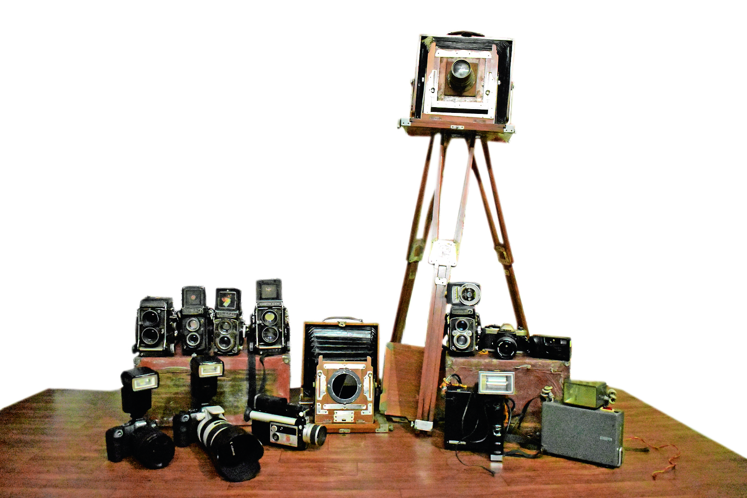 Cameras from 1969 to 2024, first with lens temperature and now they ...