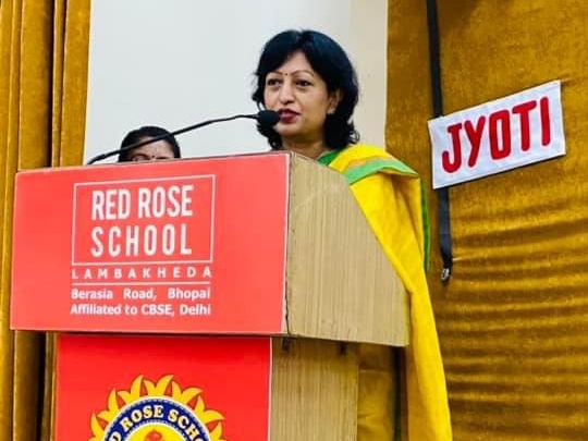 National Space Day at Red Rose School Lambakheda