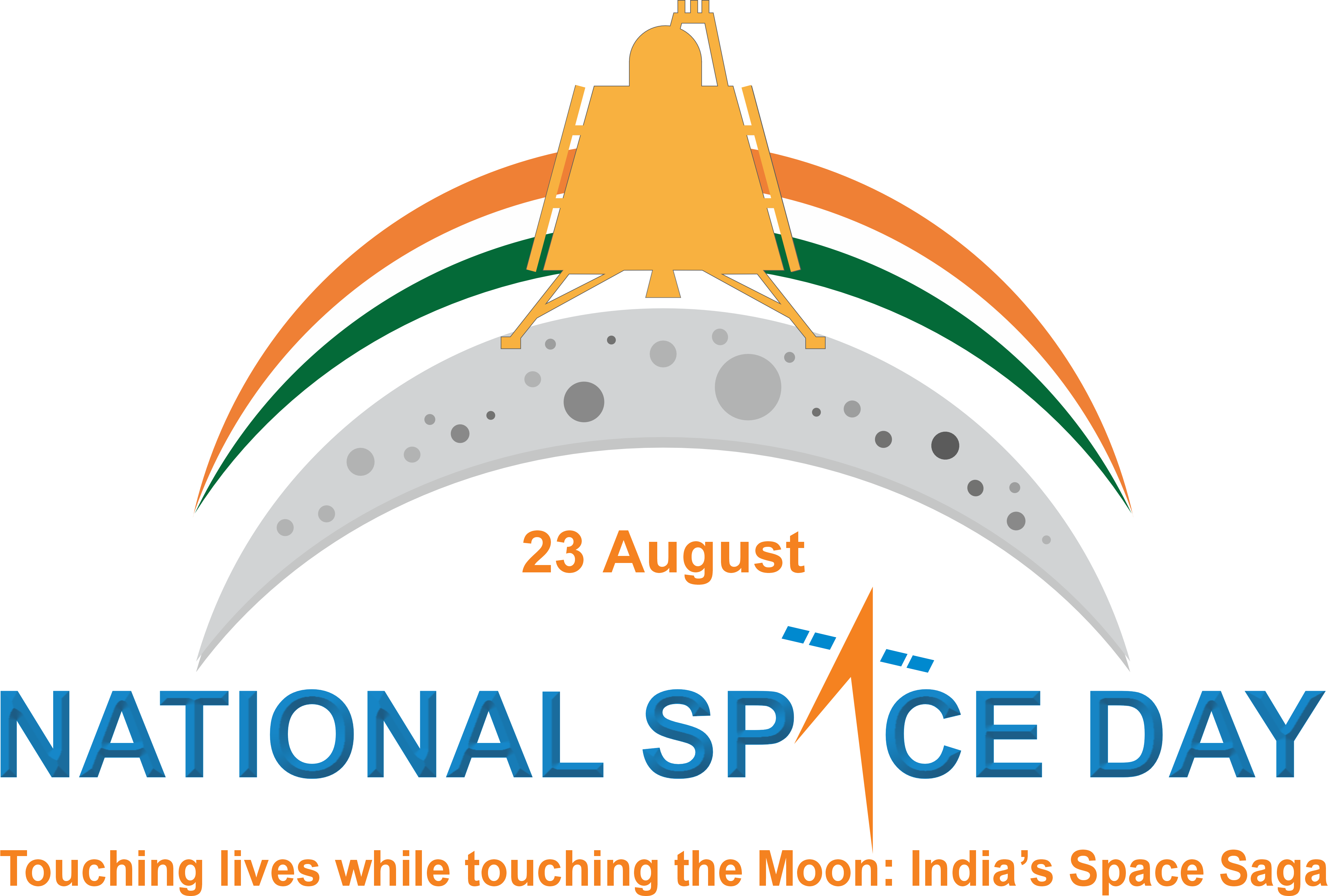 इस साल की थीम चंद्रमा को छूते हुए जीवन को छूना : भारत की अंतरिक्ष गाथा (Touching Lives while Touching the Moon : India’s Space Saga) है।
