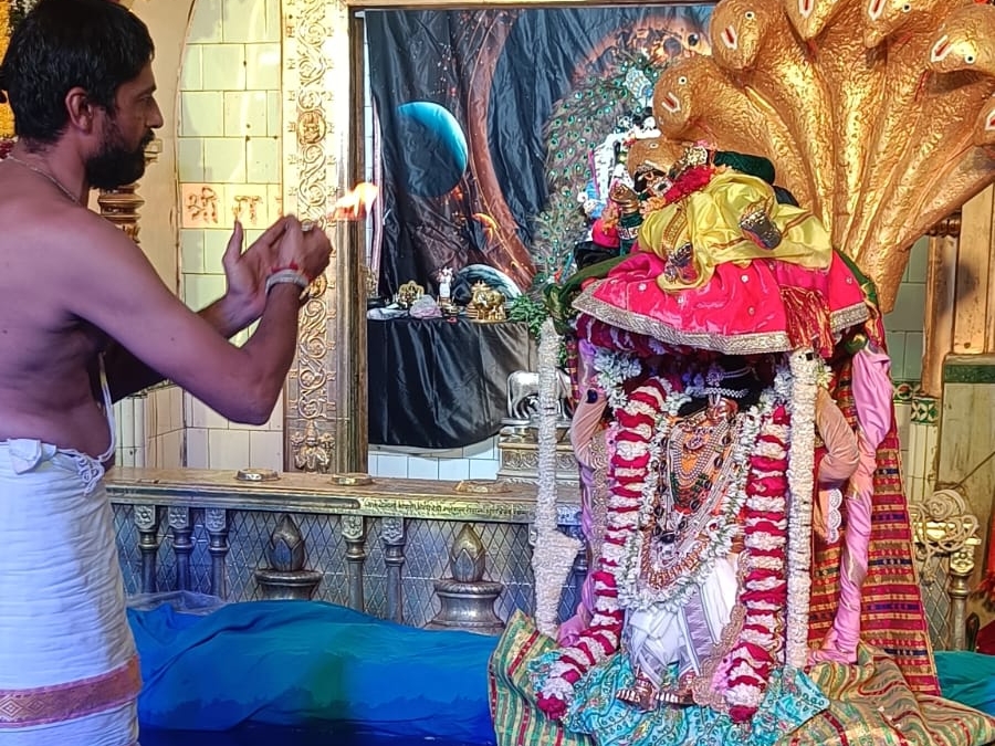 Krishna Janmashtami celebrated at Sri Lakshmi Venkatesh Devasthan ...