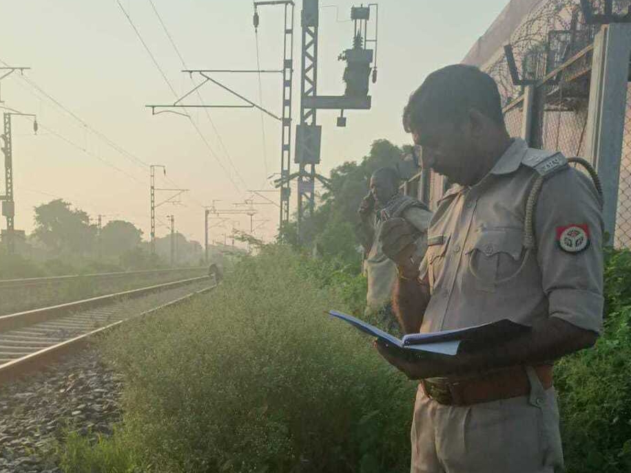 A young man died after being hit by a goods train
