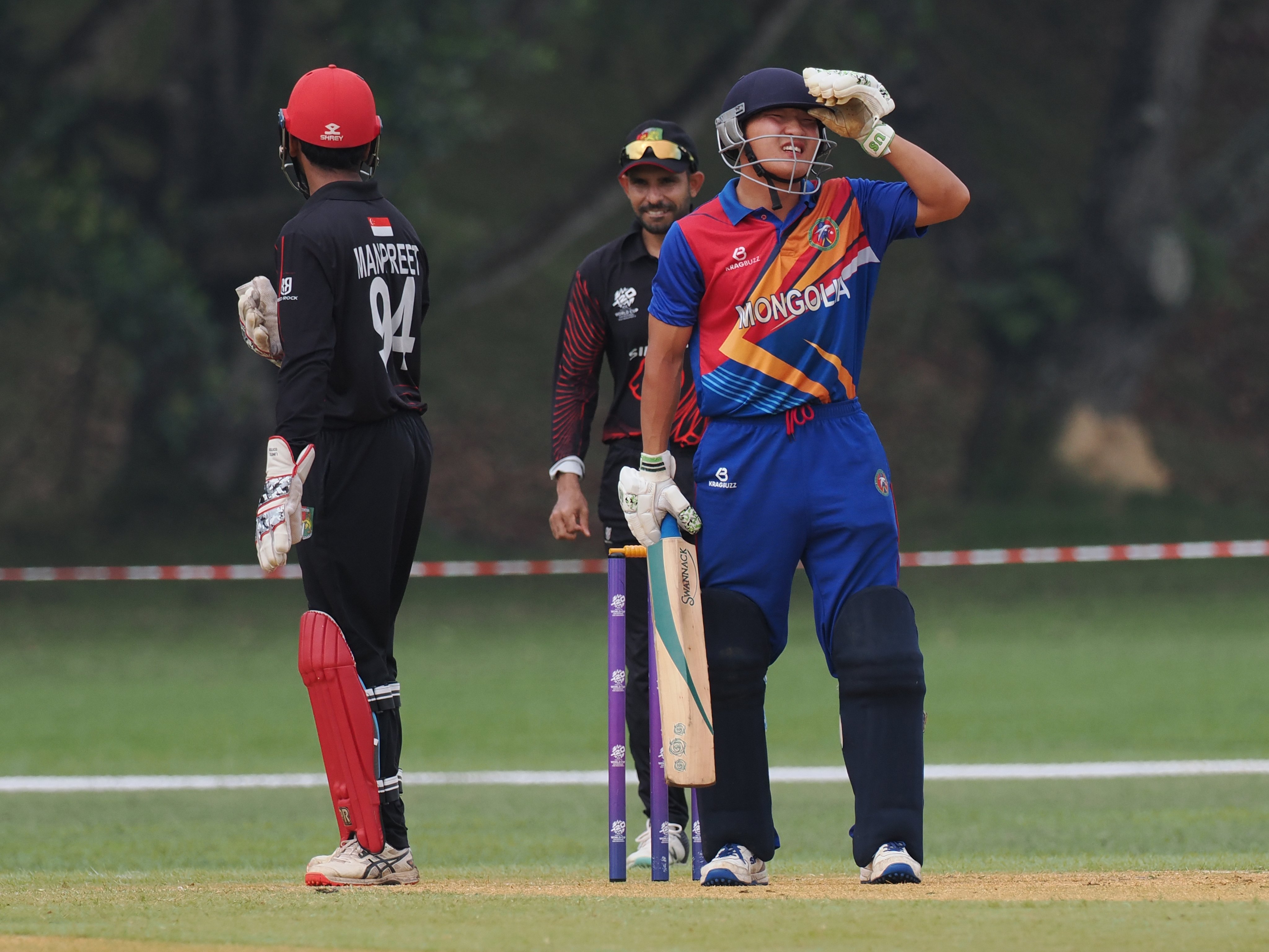 मंगोलिया के 5 बल्लेबाज डबल डिजिट तक नहीं पहुंच सके।