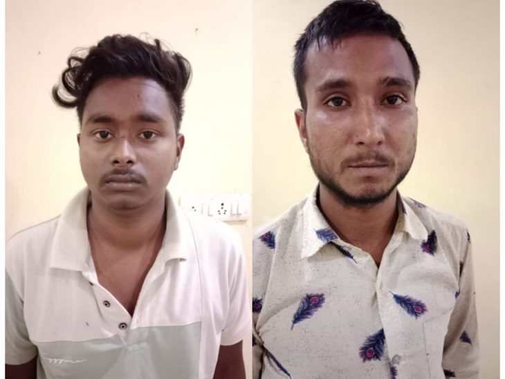 पुलिस के सामने आरोपियों से कबूला गुनाह।