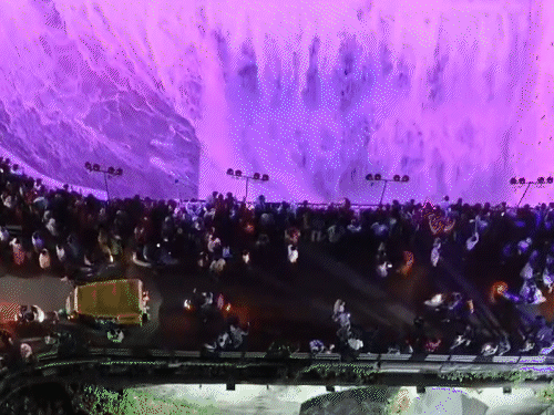 The water level of Fatehsagar lake in Udaipur, Rajasthan has increased. Its 4 gates were opened.