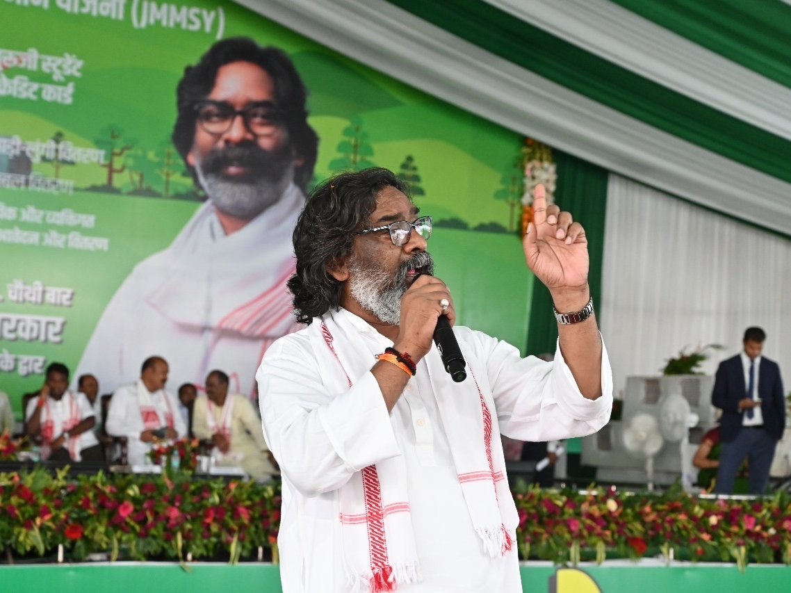 Attack by Chief Minister Hemant Soren | मुख्यमंत्री हेमंत सोरेन का हमला:  केंद्र की नीतियों ने किसानों और गरीबों को किया प्रभावित - Jamshedpur (East  Singhbhum) News | Dainik Bhaskar