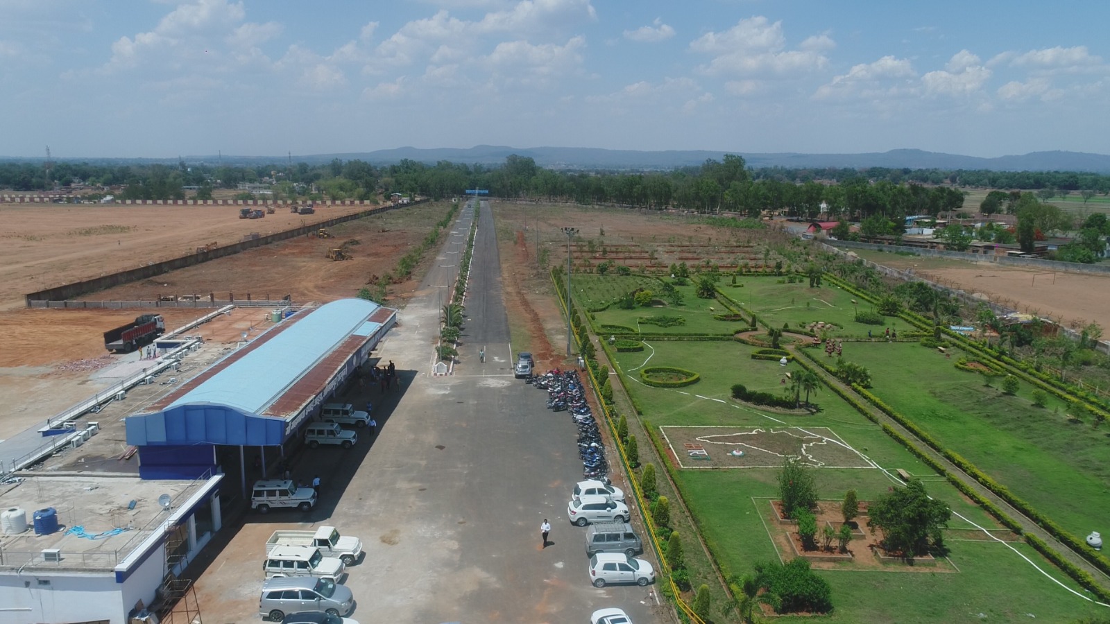 72 seater aircraft landed at Darima Airport, trial run completed in surguja