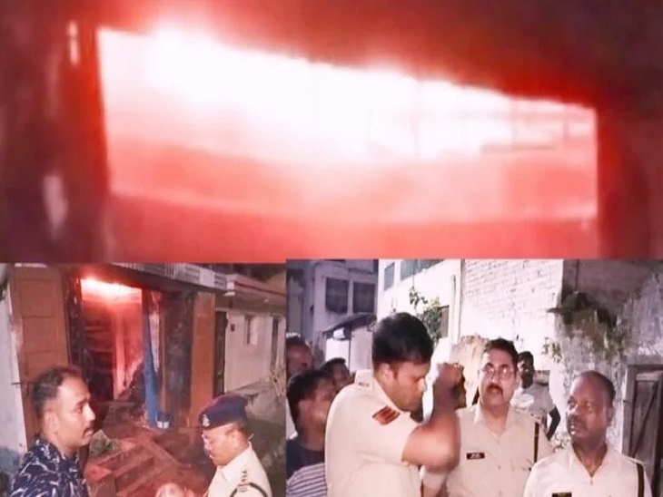 घटना स्थल पर पहुंची दुर्ग कोतवाली पुलिस