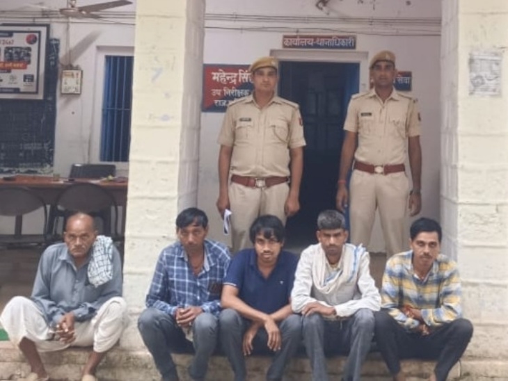 पुलिस ने जानलेवा हमले के पांच आरोपियों को गिरफ्तार किया है। - Dainik Bhaskar