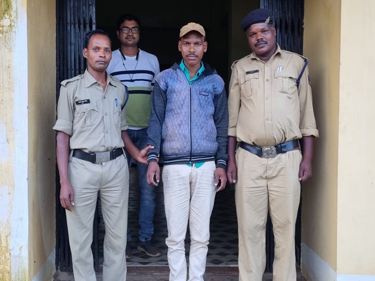 पुलिस ने आरोपी पति को किया गिरफ्तार। - Dainik Bhaskar