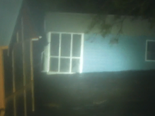 House started flowing due to storm in Florida.