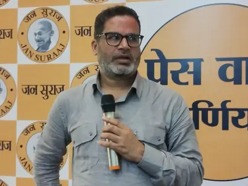 प्रशांत किशोर, जन सूरज के संस्थापक।