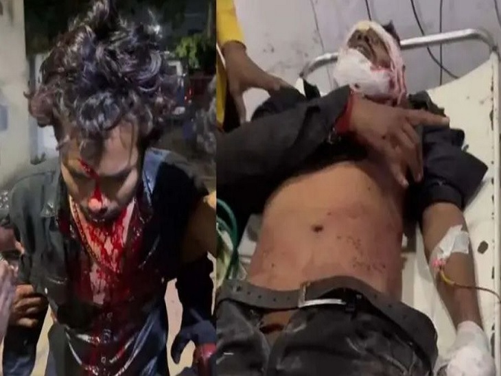 तलवारबाजी से लोग घायल - Dainik Bhaskar