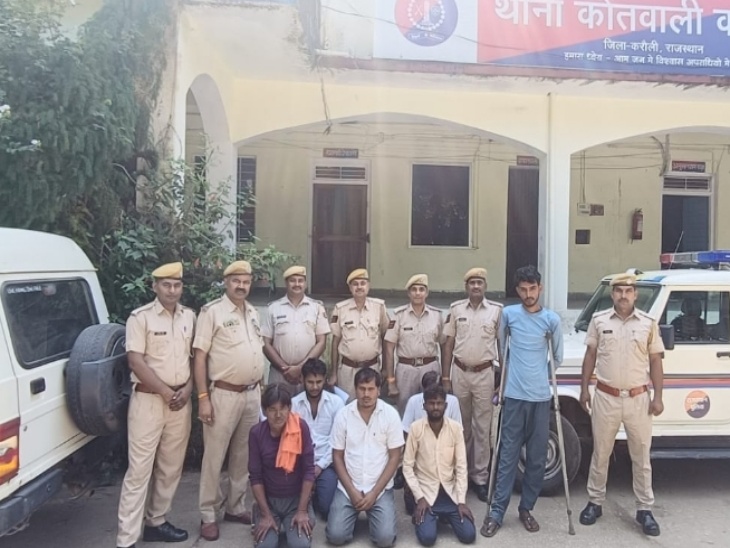 एरिया डोमिनेशन के तहत 77 अपराधियों को किया गिरफ्तार। - Dainik Bhaskar