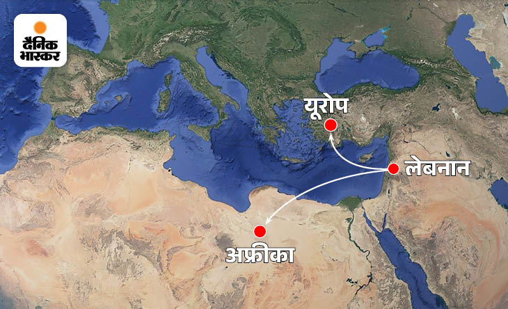 लेबनान की लोकेशन यूरोप और अफ्रीका से भी पास है। इस वजह से इसकी राजधानी बेरूत एक पोर्ट सिटी के तौर पर विकसित हुई।