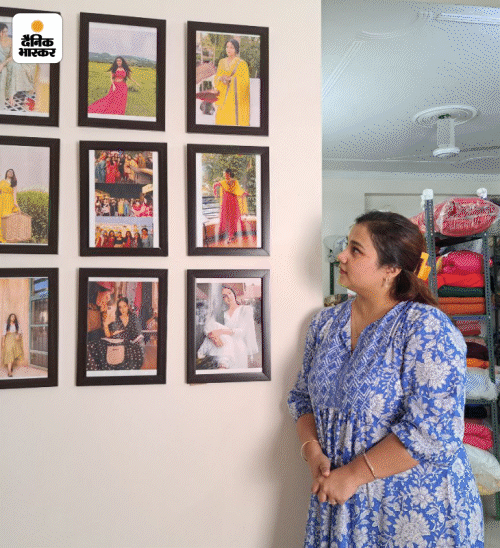 विशाखा अपने प्रोडक्ट की खुद से भी मॉडलिंग करती हैं। अभी उनकी टीम में 10 से ज्यादा लोग काम कर रहे हैं।