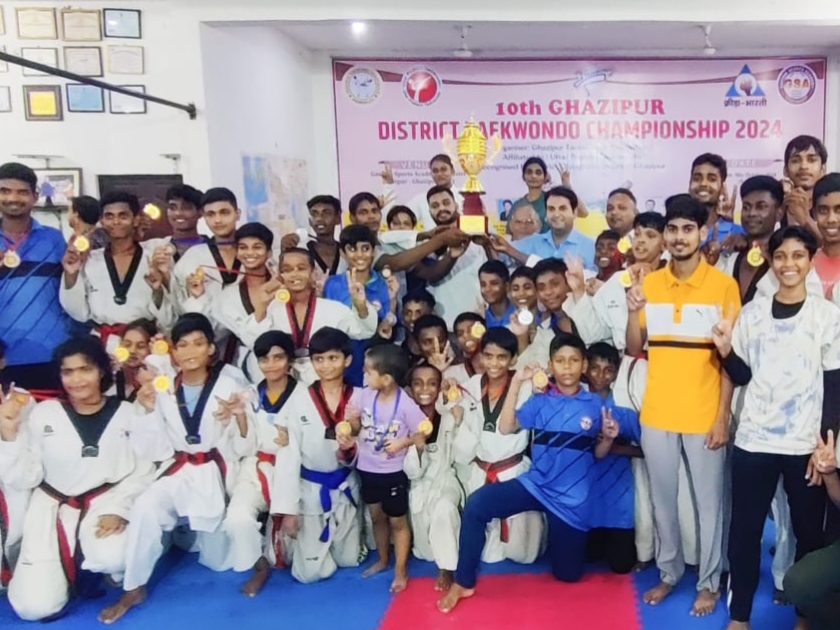 District level Taekwondo competition at Gautam Sports Academy