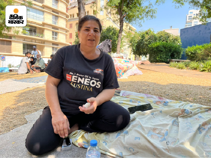 ये तस्वीर साओसन की है, जो इजराइली हमले में अपना घर तबाह होने के बाद परिवार के साथ डेर जहाइन से बेरूत आई हैं।