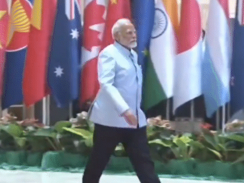 Prime Minister Modi attended the gala dinner on Thursday night.