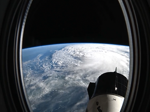 Hurricane Milton looked like this from space before hitting Florida