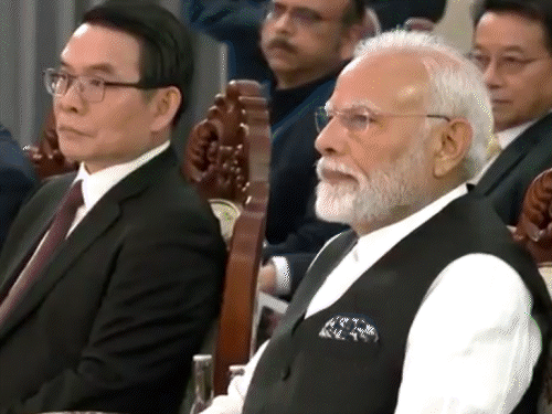 The Prime Minister saw the Ramayana of Laos.