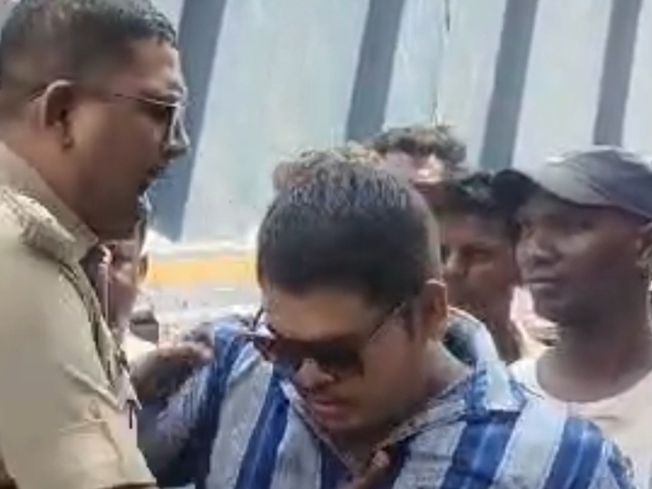 बाल-बाल बची युवक की जान।