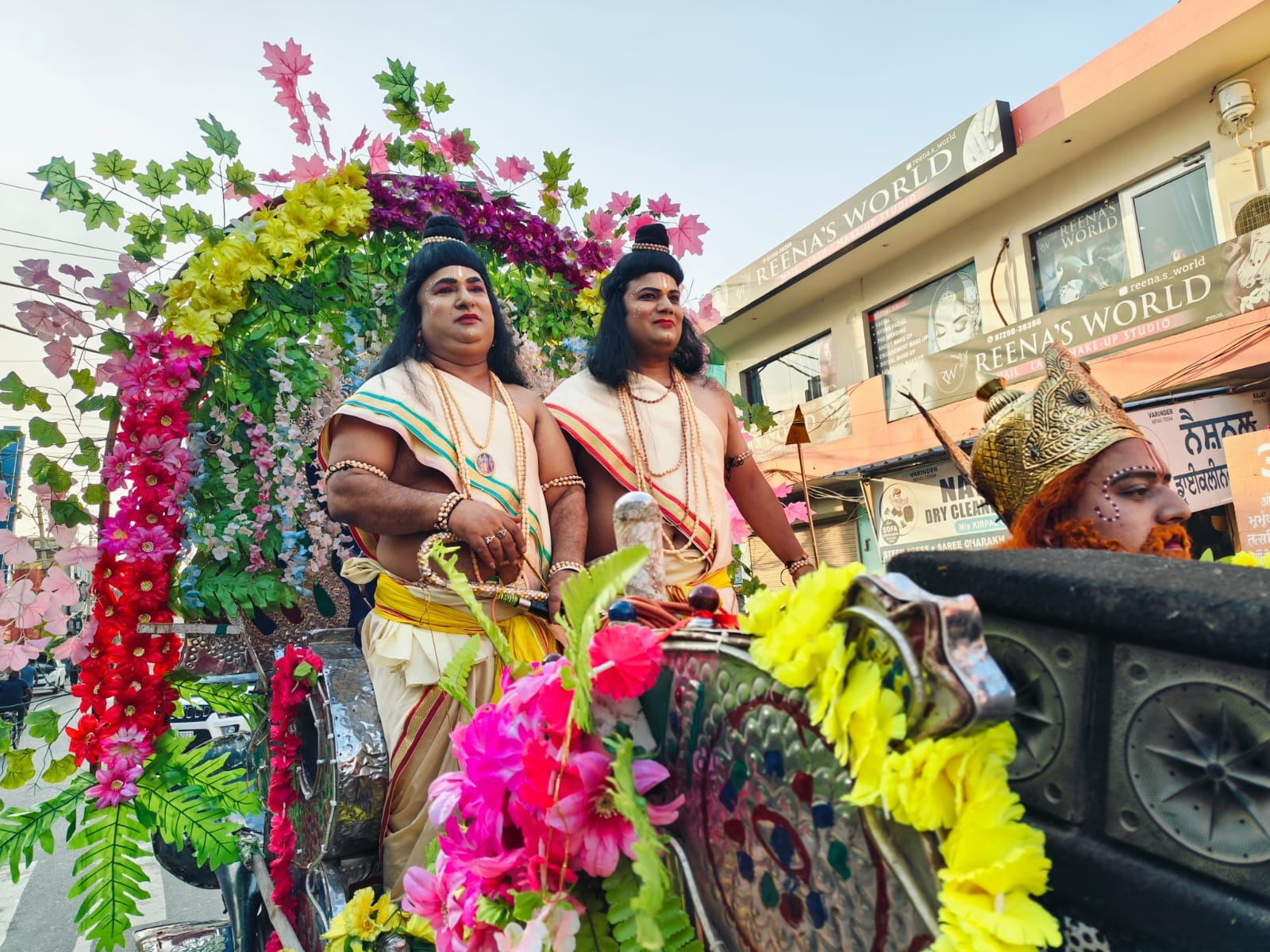 अबोहर में दशहर पर्व पर निकाली गई झांकी