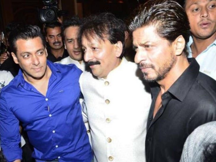 शाहरुख सलमान के बीच सुलह का क्रेडिट बाबा को जाता है।