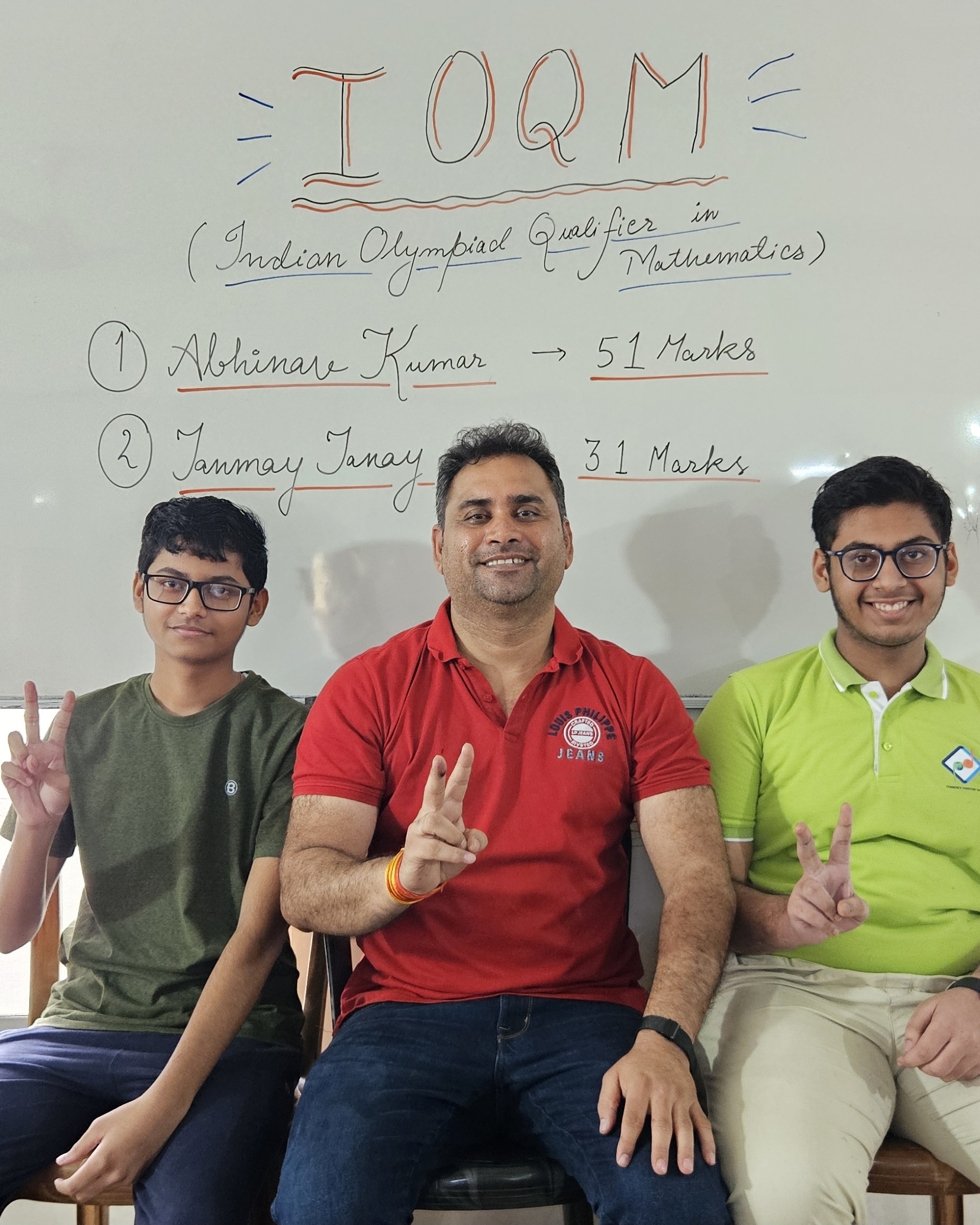Two students of Focus Abhinay and Tanmay were successful in Mathematics ...
