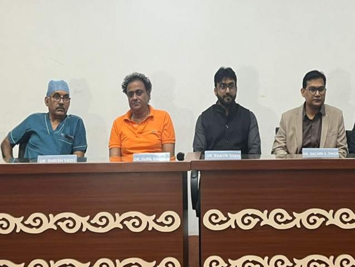 निजी अस्पताल के डॉक्टरों ने दी जानकारी।