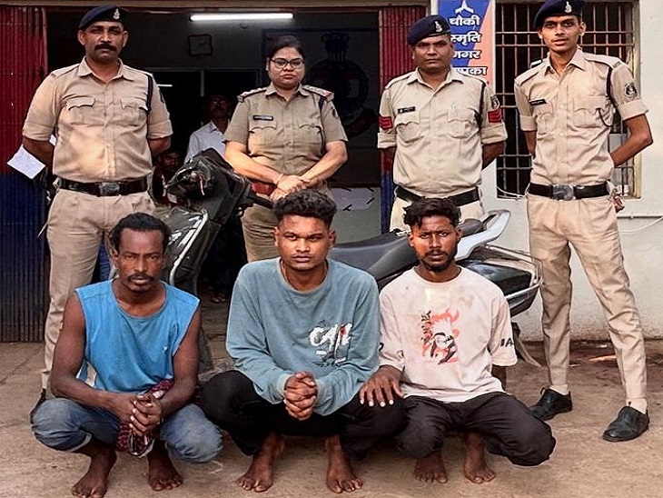 लूट के आरोपी पुलिस की गिरफ्त में - Dainik Bhaskar