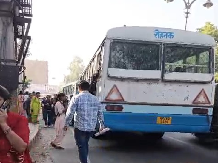 Rohtak Meham girl students Special bus time table set Update रोहतक