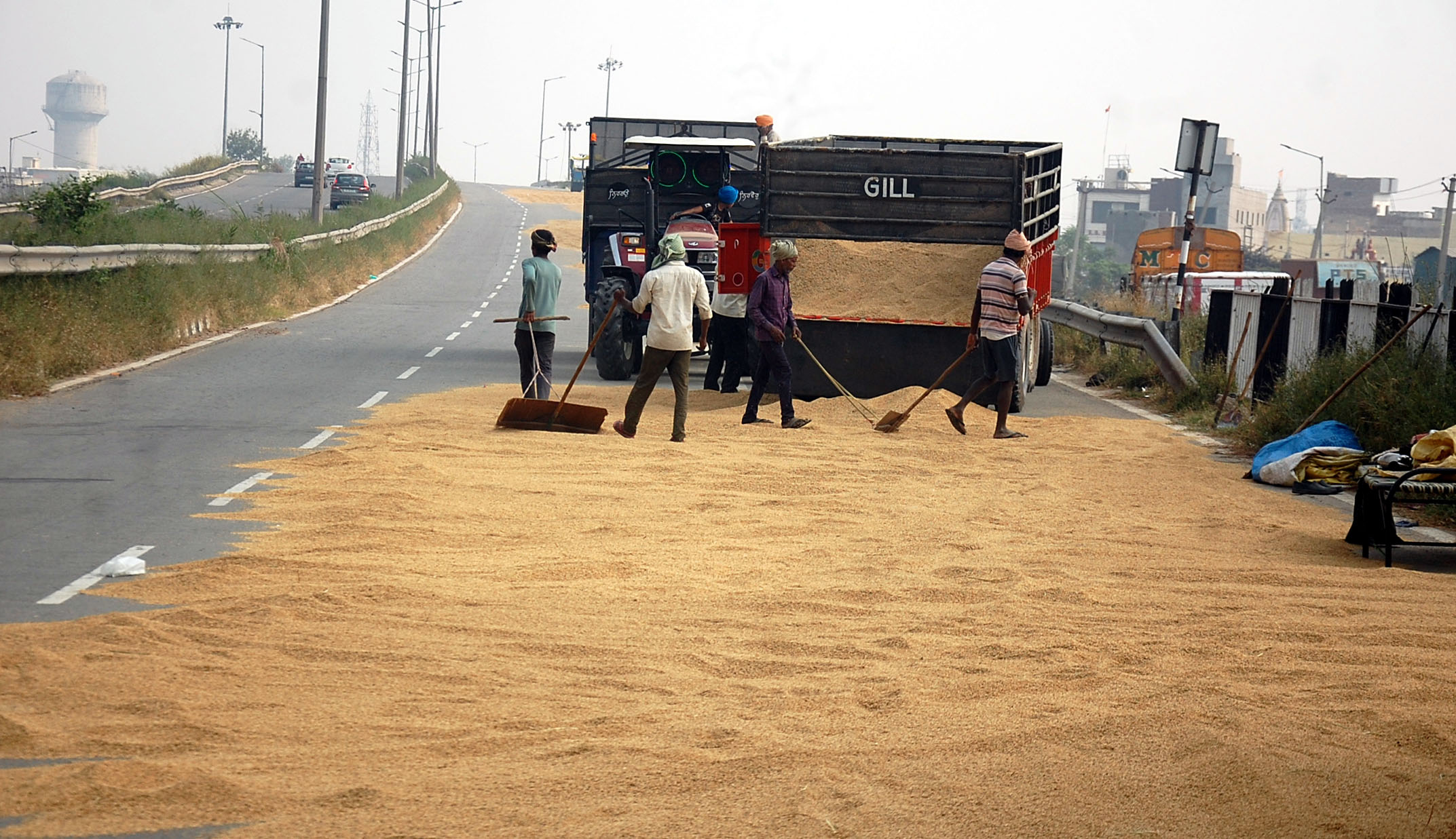Out of 5.03 lakh, 4.75 lakh metric tonnes of paddy was procured, 3.38