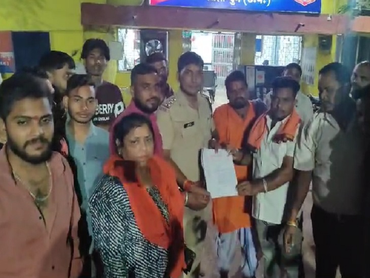 थाना प्रभारी को दी लिखित में शिकायत