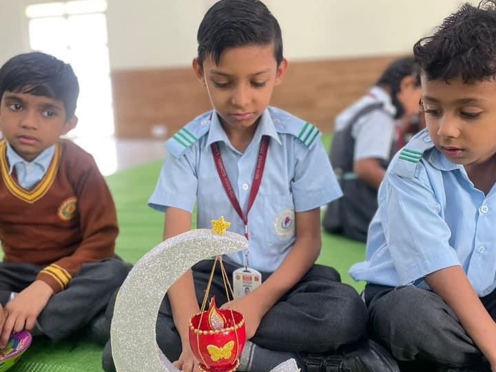 Diwali celebration at Red Rose School Lambakheda | रेड रोज स्कूल ...