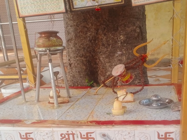 भगवान शंकर का टूटा हुआ त्रिशूल और शिवलिंग - Dainik Bhaskar