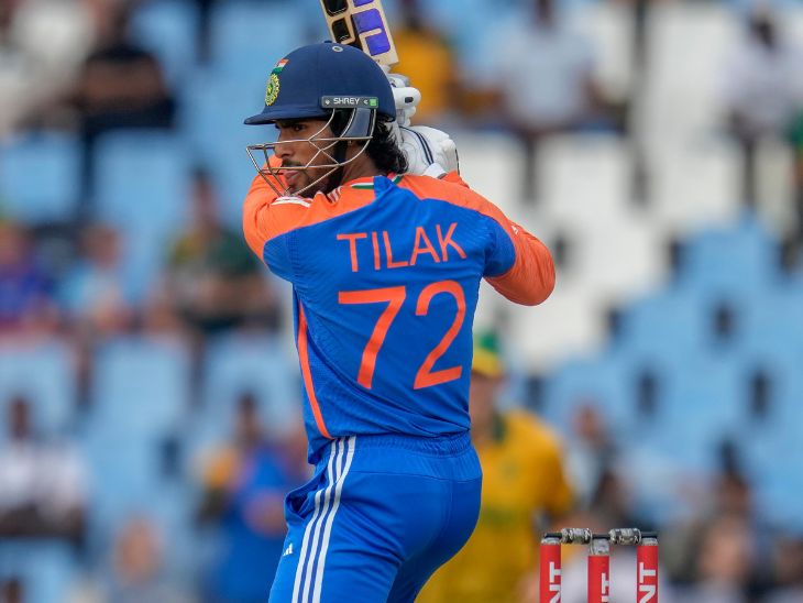 Tilak Verma scored 12 runs in the very first over.