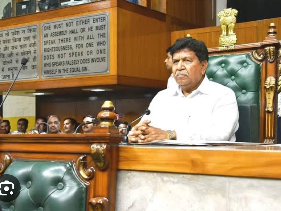 Former Assembly Speaker Gyanchand Gupta.