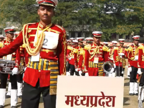 मध्यप्रदेश की टीम हिस्सा लेती हुई।