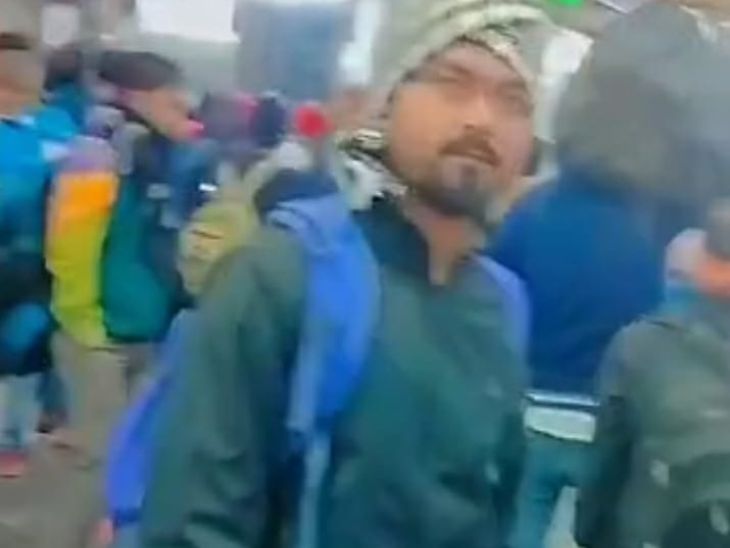 A young man died after being crushed by a roadways bus in Gorakhpur