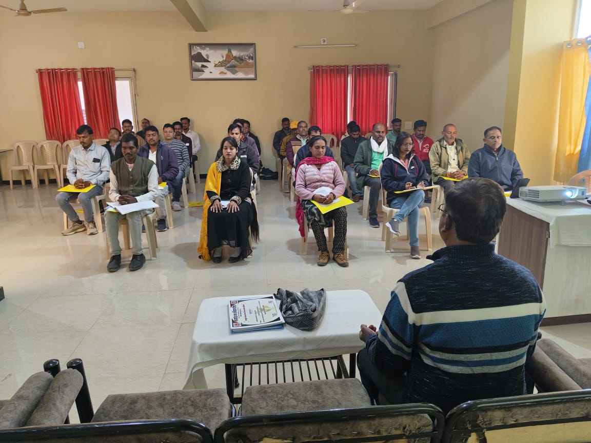 Two day capacity building training for new budding institutions