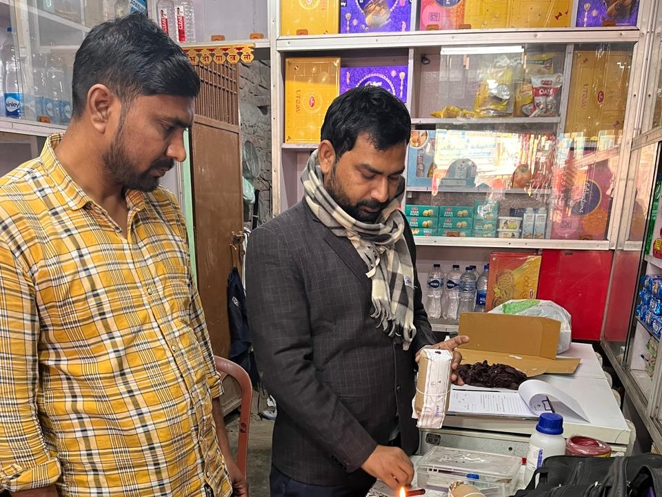 Raid on bakery shops in Ballia