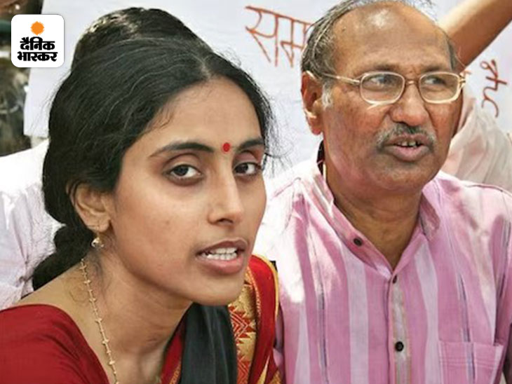 मटुकनाथ और जूली की पुरानी तस्वीर। दोनों लिव इन रिलेशन में थे।