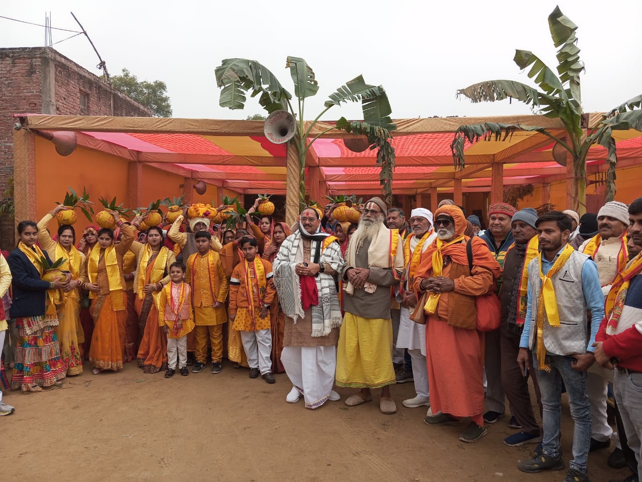 Kalash Yatra was taken out in Karhal