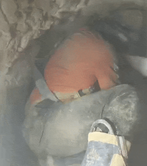 The soldiers are facing a lot of difficulty in locating the borewell at a depth of 170 feet.