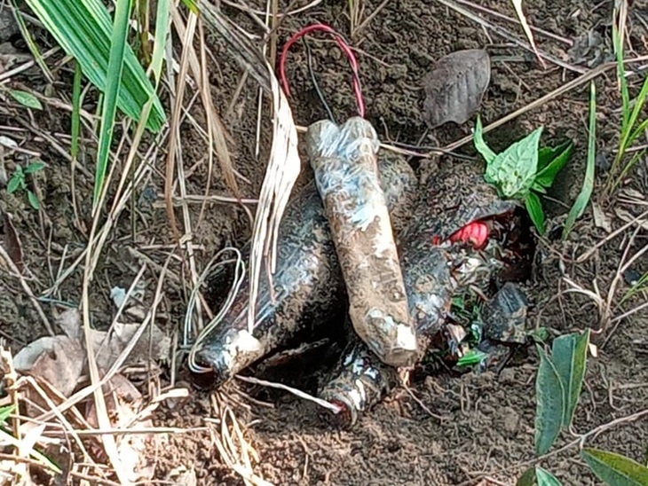Maoists made beer bomb, soldiers defused it | नक्सलियों ने बनाया बीयर बम,  जवानों ने किया डिफ्यूज: एक के बाद एक 8 सीरियल IED प्लांट थे, दूसरे लोकेशन  से भी 2 IED