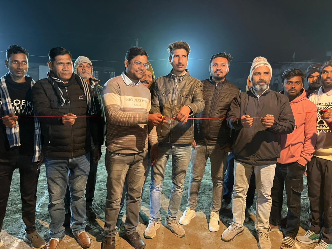 Mansara captured the night cricket tournament | नाइट क्रिकेट टूर्नामेंट ...